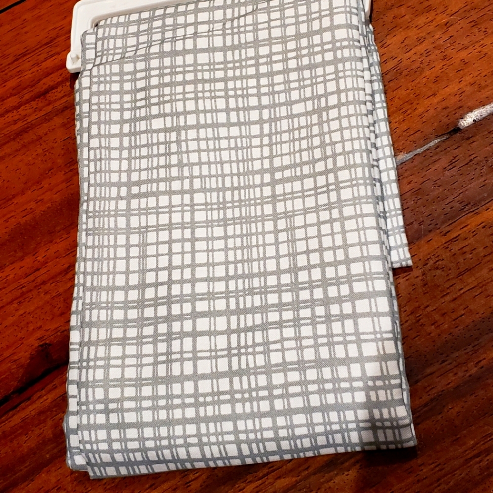 grey and white body pillow cover